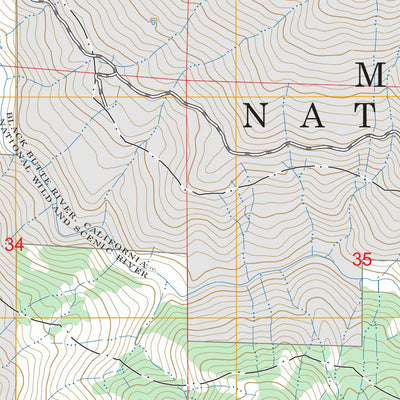 Newhouse Ridge, CA FSTopo Preview 2