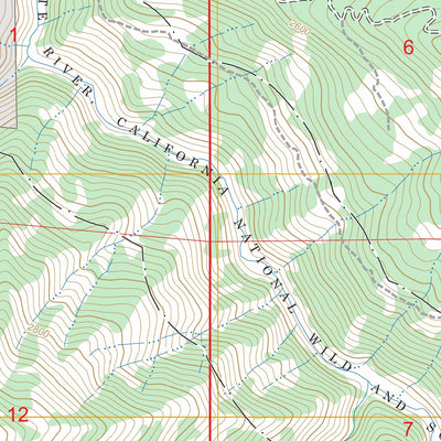 Newhouse Ridge, CA FSTopo Preview 3