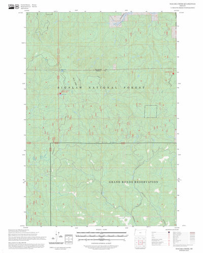 Niagara Creek, OR FSTopo Preview 1