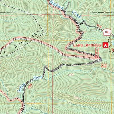 Nichols Mountain, AR FSTopo Preview 3