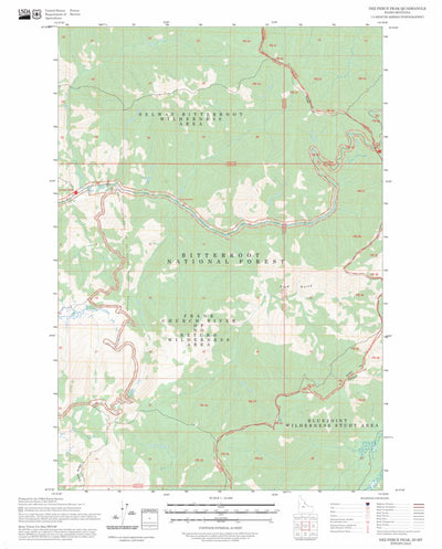 Nez Perce Peak, ID-MT FSTopo Preview 1