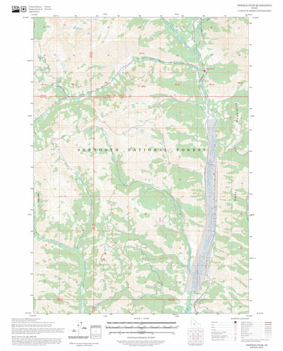 Newman Peak, ID FSTopo Preview 1