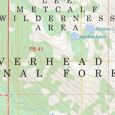 No Man Peak, MT FSTopo Preview 3