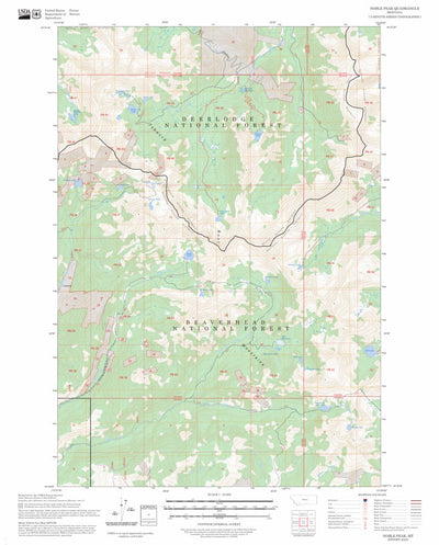 Noble Peak, MT FSTopo Preview 1