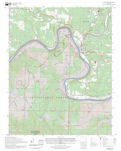 Norfork, AR FSTopo Preview 1