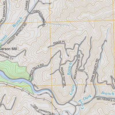 Noland Creek, NC FSTopo Preview 3