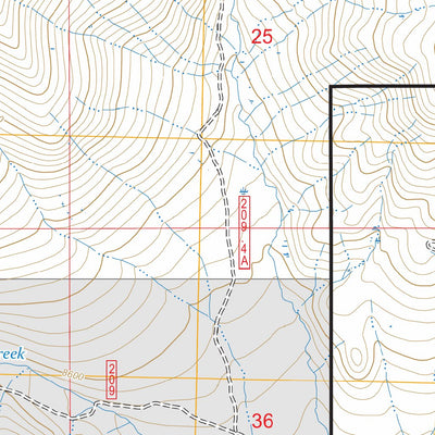North Fork Pickett Creek, WY FSTopo Preview 2