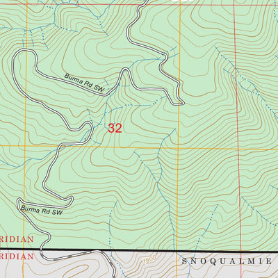 North Bend, WA FSTopo Preview 2