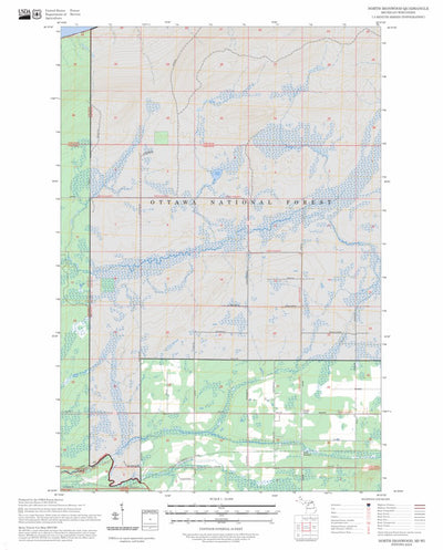 North Ironwood, MI-WI FSTopo Preview 1