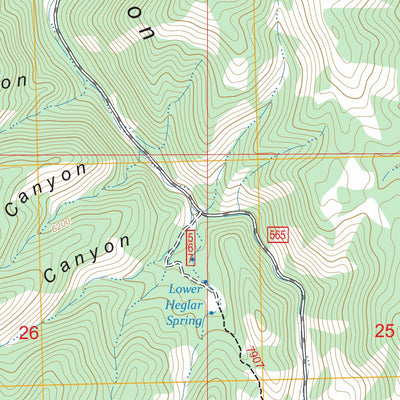 North Heglar Canyon, ID FSTopo Preview 3
