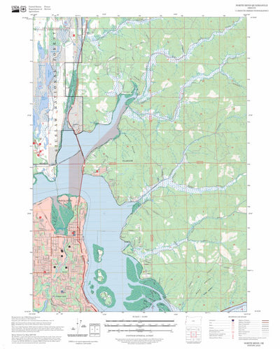 North Bend, OR FSTopo Preview 1