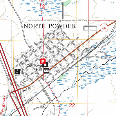 North Powder, OR FSTopo Preview 3