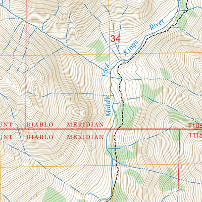 North Palisade, CA FSTopo Preview 3