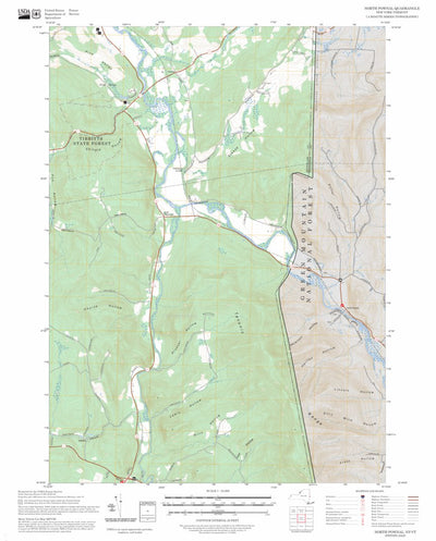 North Pownal, VT-NY FSTopo Preview 1