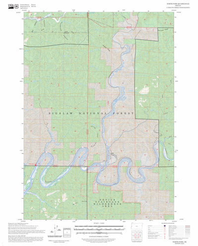 North Fork, OR FSTopo Preview 1