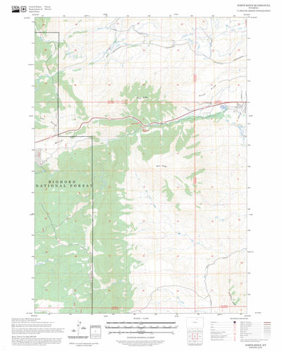 North Ridge, WY FSTopo Preview 1