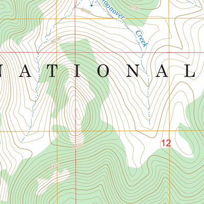 North Shoshone Peak, NV FSTopo Preview 2