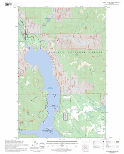 Noxon Rapids Dam, MT FSTopo Preview 1