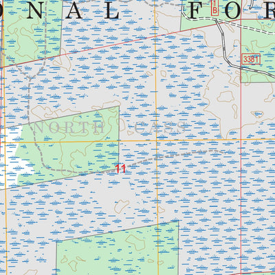 Nushka Lake, MN FSTopo Preview 2