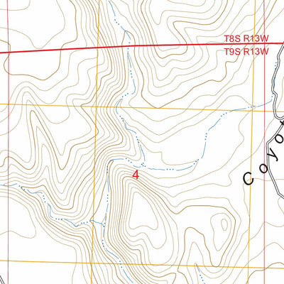 O Bar O Canyon East, NM FSTopo Preview 2