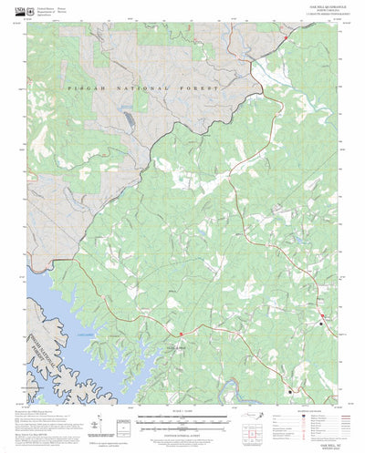 Oak Hill, NC FSTopo Preview 1