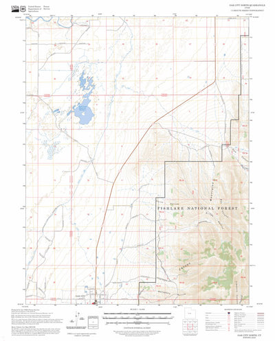 Oak City North, UT FSTopo Preview 1