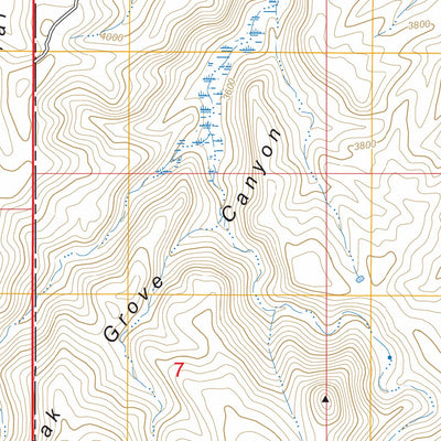 Oak Grove Canyon, AZ FSTopo Preview 3
