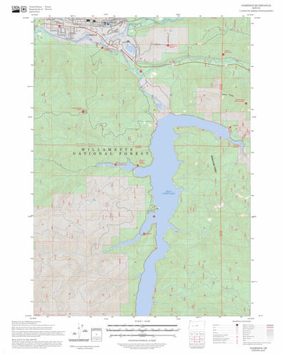 Oakridge, OR FSTopo Preview 1