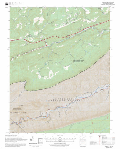 Oakvale, WV-VA FSTopo Preview 1