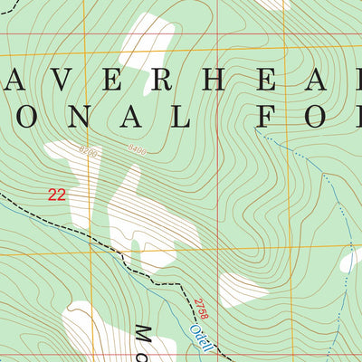 Odell Lake, MT FSTopo Preview 2