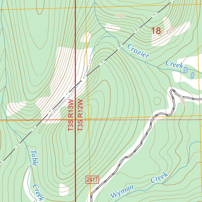 Odell Lake, MT FSTopo Preview 3