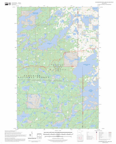 Ogishkemuncie Lake, MN FSTopo Preview 1