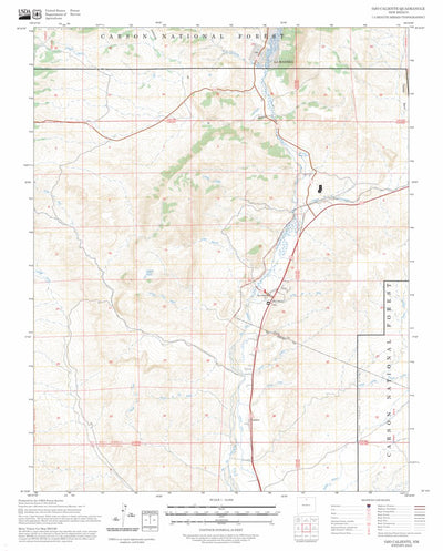 Ojo Caliente, NM FSTopo Preview 1