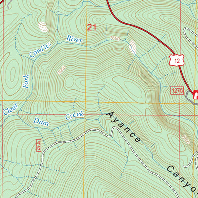 Ohanapecosh Hot Springs, WA FSTopo Preview 2