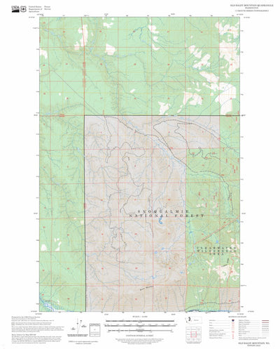 Old Baldy Mountain, WA FSTopo Preview 1