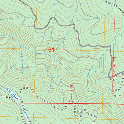 Old Iron Mountain, CA FSTopo Preview 3