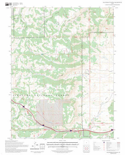 Old Woman Plateau, UT FSTopo Preview 1