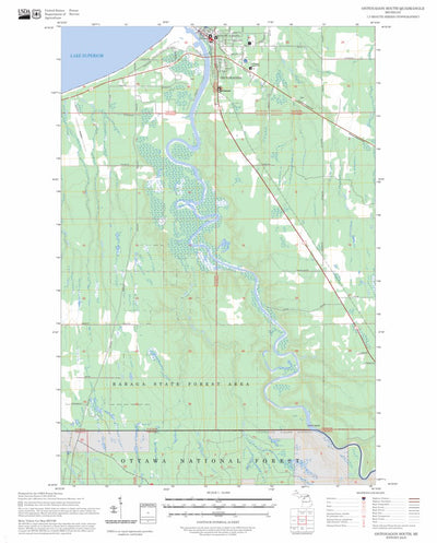 Ontonagon South, MI FSTopo Preview 1