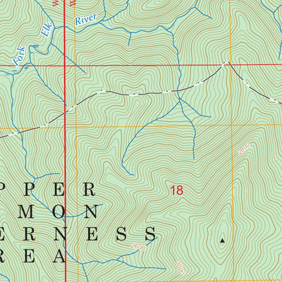Ophir Mountain, OR FSTopo Preview 3