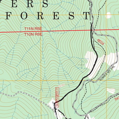 Orleans Mountain, CA FSTopo Preview 3