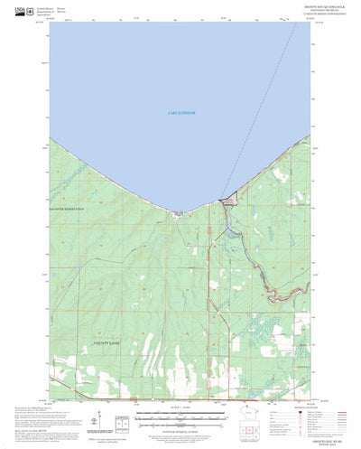 Oronto Bay, WI-MI FSTopo Preview 1