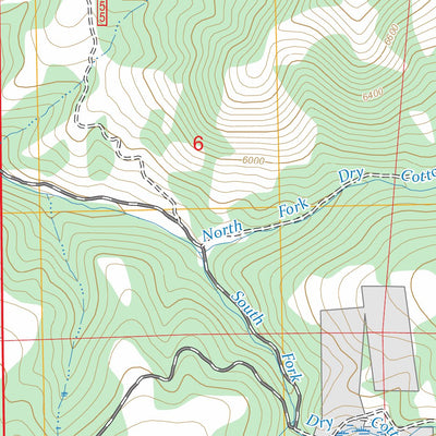 Orofino Mountain, MT FSTopo Preview 3