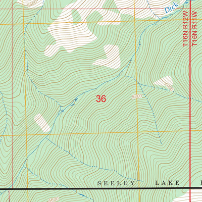 Ovando Mountain, MT FSTopo Preview 3