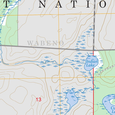 Otter Lake, WI FSTopo Preview 2