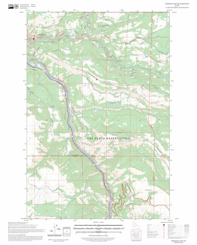 Orofino East, ID FSTopo Preview 1
