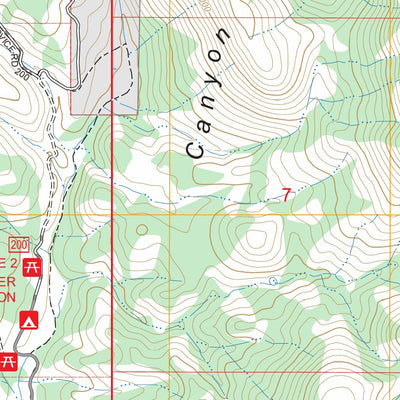 Oxbow Mountain, AZ FSTopo Preview 3