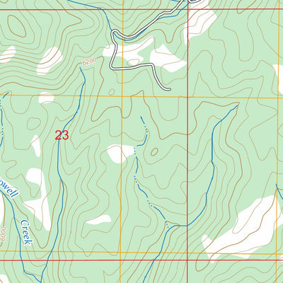Packer John Mountain, ID FSTopo Preview 2