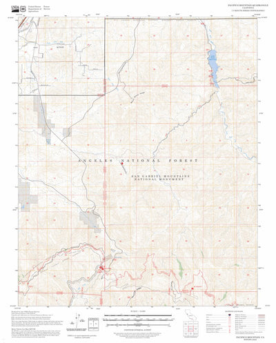 Pacifico Mountain, CA FSTopo Preview 1