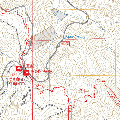 Pacifico Mountain, CA FSTopo Preview 3