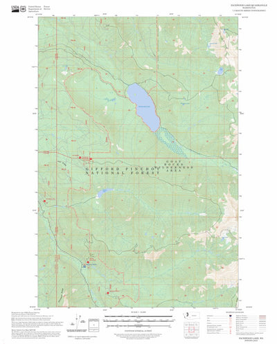 Packwood Lake, WA FSTopo Preview 1